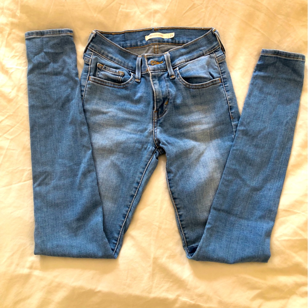Guess skinny jeans high waisted size 24